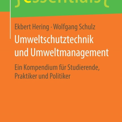 Umweltschutztechnik und Umweltmanagement: Ein