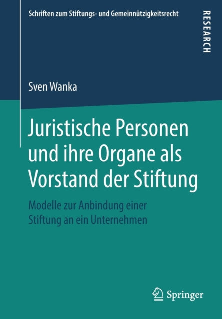 Juristische Personen und ihre Organe als Vorstand