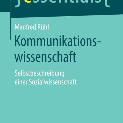 Kommunikationswissenschaft: Selbstbeschreibung