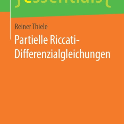 Partielle Riccati-Differenzialgleichungen
