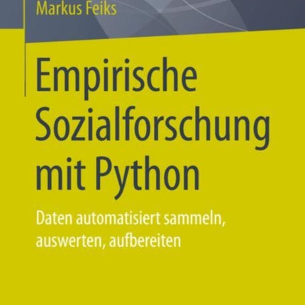 Empirische Sozialforschung mit Python: Daten