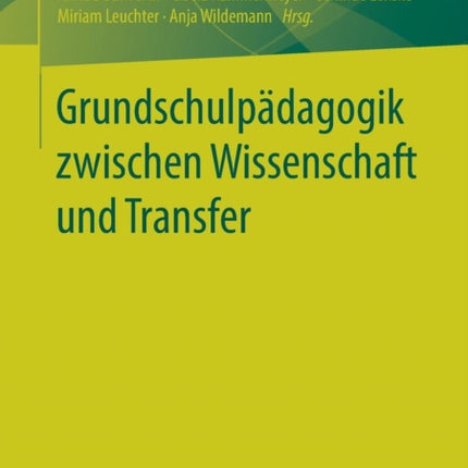 Grundschulpädagogik zwischen Wissenschaft und