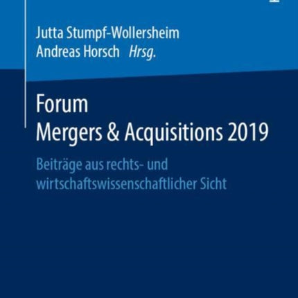 Forum Mergers & Acquisitions 2019: Beiträge aus