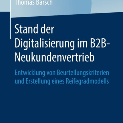 Stand der Digitalisierung im