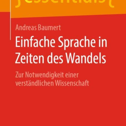 Einfache Sprache in Zeiten des Wandels: Zur