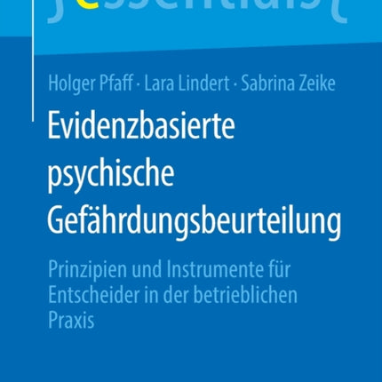 Evidenzbasierte psychische