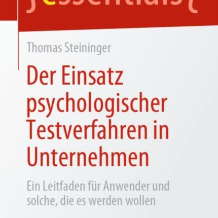 Der Einsatz psychologischer Testverfahren in