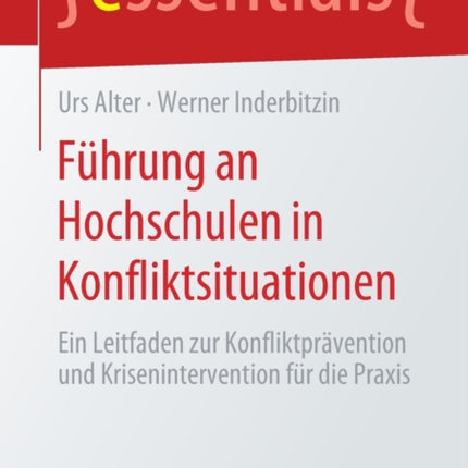 Führung an Hochschulen in Konfliktsituationen: