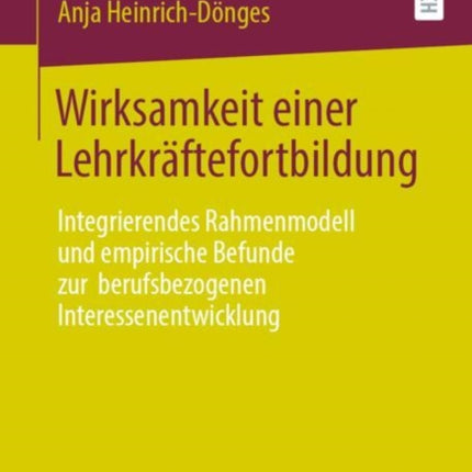 Wirksamkeit einer Lehrkräftefortbildung: