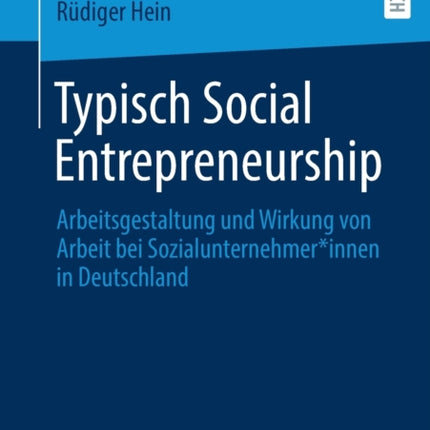 Typisch Social Entrepreneurship: