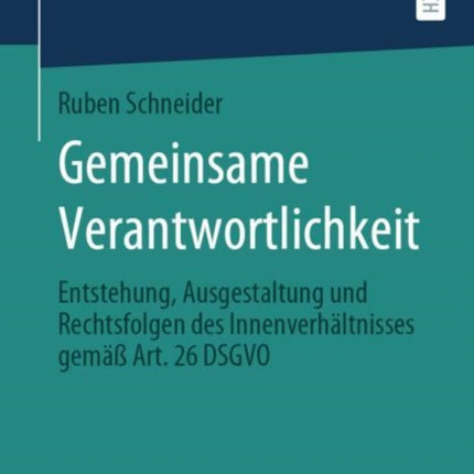 Gemeinsame Verantwortlichkeit: Entstehung,