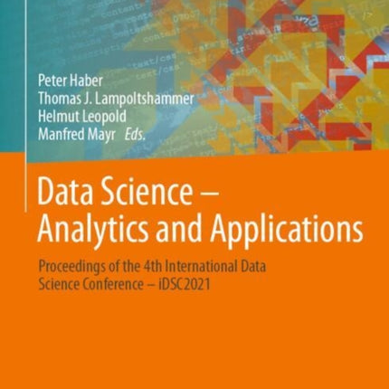 Data Science  Analytics and Applications