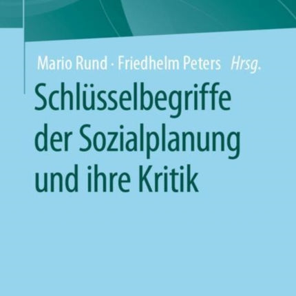 Schlüsselbegriffe der Sozialplanung und ihre