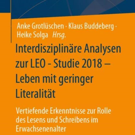 Interdisziplinäre Analysen zur LEO - Studie 2018