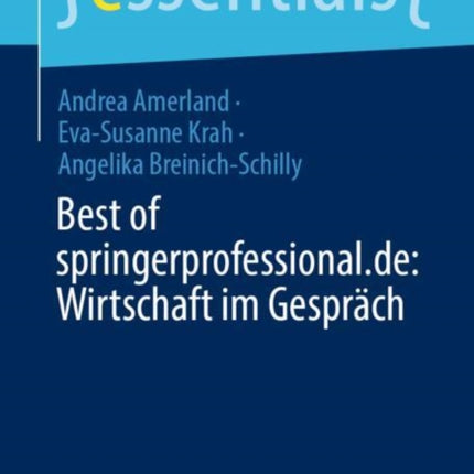 Best of springerprofessional.de: Wirtschaft im