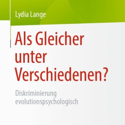 Als Gleicher unter Verschiedenen?: