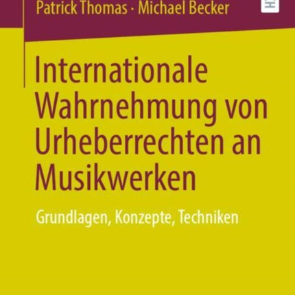 Internationale Wahrnehmung von Urheberrechten an