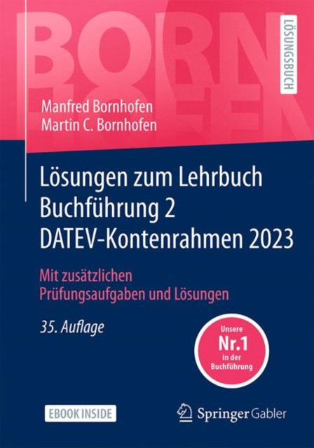 Lösungen zum Lehrbuch Buchführung 2 DATEVKontenrahmen 2023