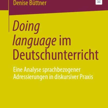 Doing Language Im Deutschunterricht