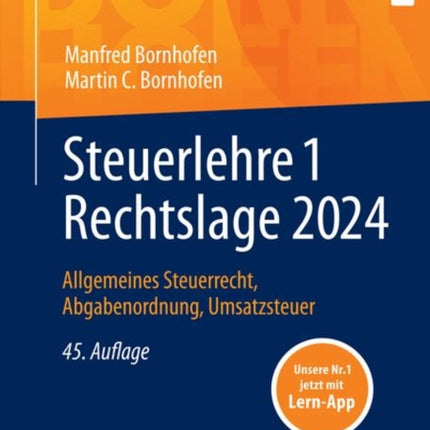 Steuerlehre 1 Rechtslage 2024