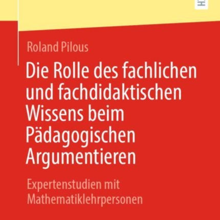 Die Rolle des fachlichen und fachdidaktischen