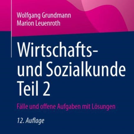 Wirtschafts und Sozialkunde Teil 2