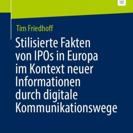 Stilisierte Fakten von IPOs in Europa im Kontext