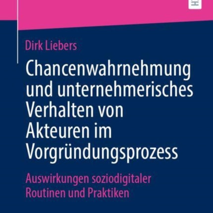 Chancenwahrnehmung und unternehmerisches