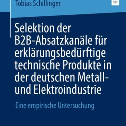 Selektion der B2BAbsatzkanäle für