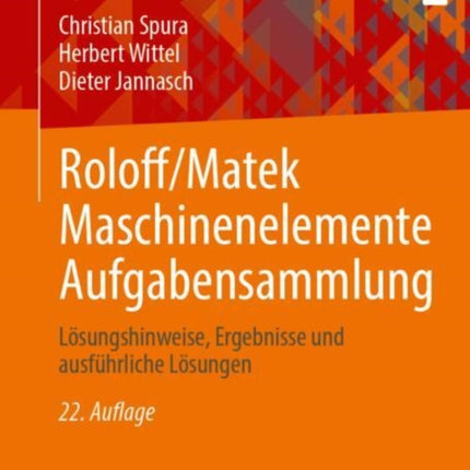 RoloffMatek Maschinenelemente Aufgabensammlung