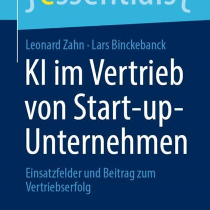 KI im Vertrieb von StartupUnternehmen