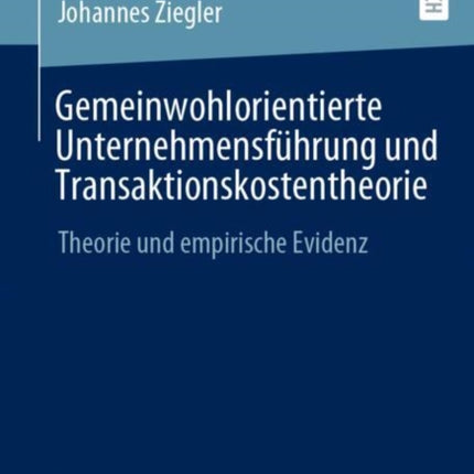 Gemeinwohlorientierte Unternehmensführung und