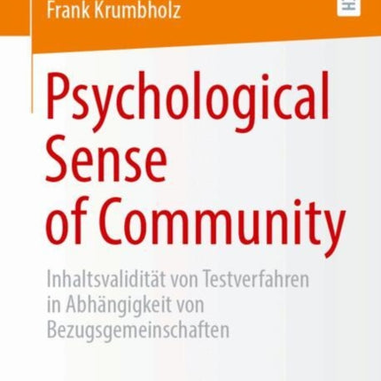 Psychological Sense of Community