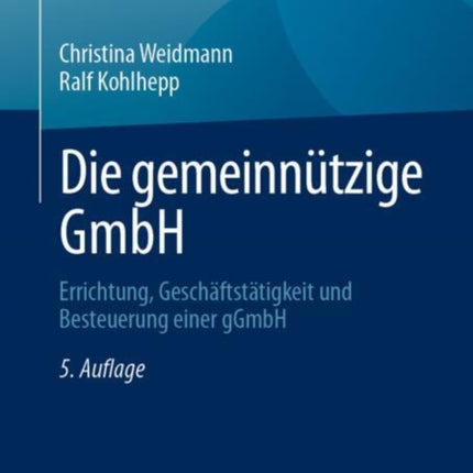 Die gemeinnützige GmbH