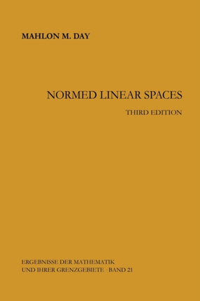 Normed Linear Spaces