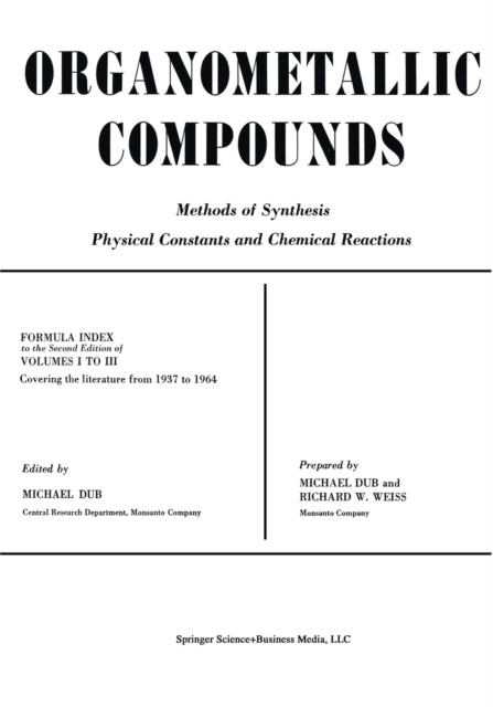 Organometallic Compounds: Methods of Synthesis