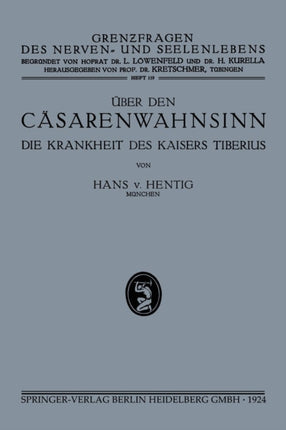 über den Cäsarenwahnsinn: Die Krankheiten des