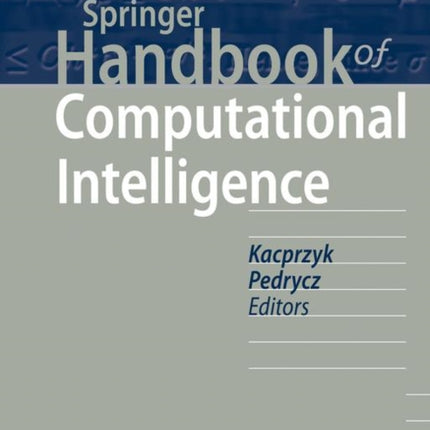 Springer Handbook of Computational Intelligence