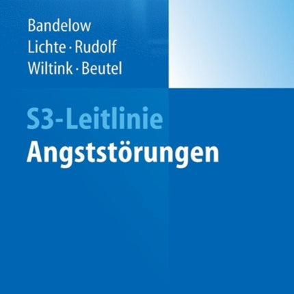 S3-Leitlinie Angststörungen