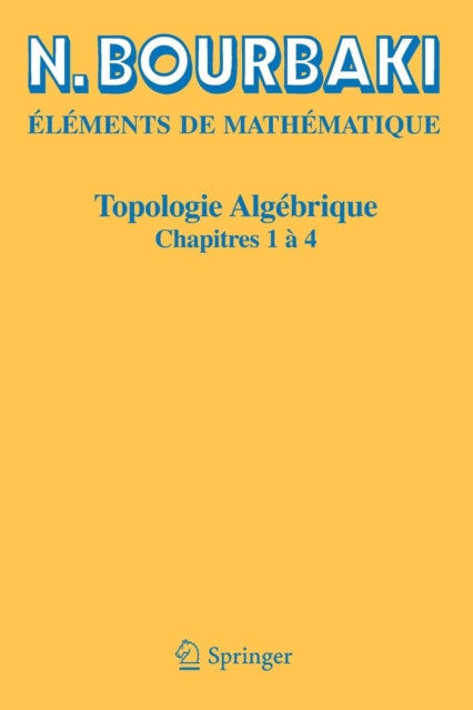 Topologie algébrique: Chapitres 1 à 4