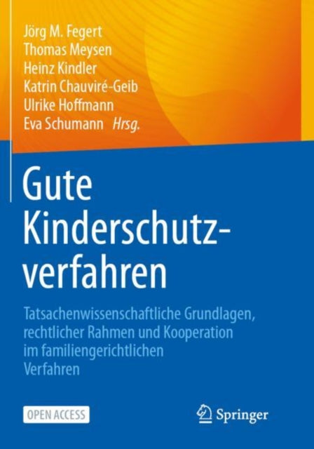 Gute Kinderschutzverfahren: Tatsachenwissenschaftliche Grundlagen, rechtlicher Rahmen und Kooperation im familiengerichtlichen Verfahren