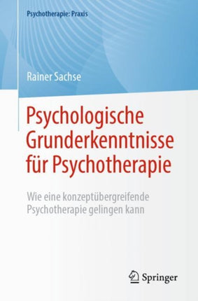 Psychologische Grunderkenntnisse für Psychotherapie: Wie eine konzeptübergreifende Psychotherapie gelingen kann