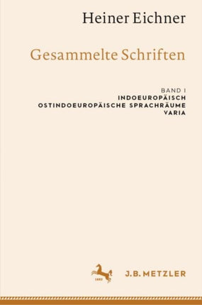 Heiner Eichner Gesammelte Schriften