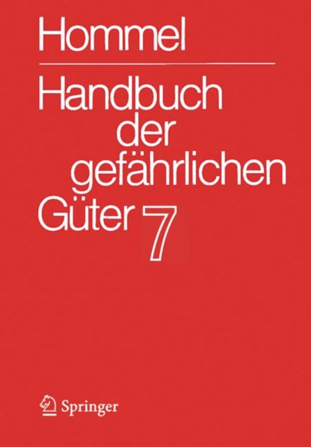 Handbuch der gefährlichen Güter. Band 7