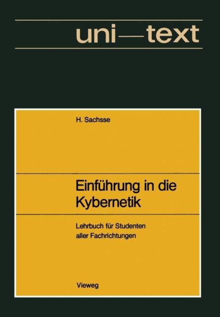 Einführung in die Kybernetik: unter besonderer