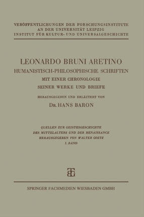 Leonardo Bruni Aretino.