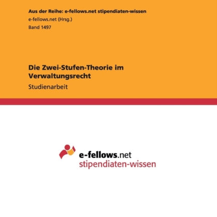 Die ZweiStufenTheorie im Verwaltungsrecht