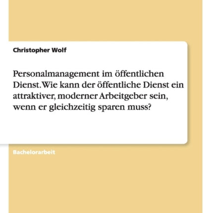 Personalmanagement im ffentlichen Dienst Wie kann