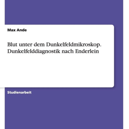 Blut unter dem
