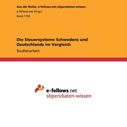 Die Steuersysteme Schwedens und Deutschlands im Vergleich